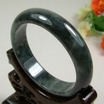black jade bangle bracelet
